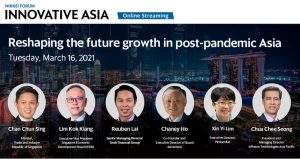 The forum will be streamed live from Singapore.