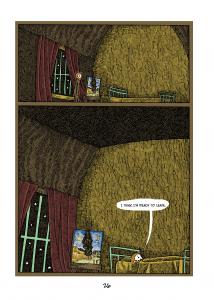 The Man in the Painters Room - Van Gogh Art Book Graphic Novel Page