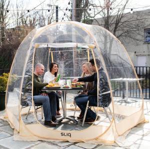 Sliq Bubble Tent Outdoor Dining Restaurant