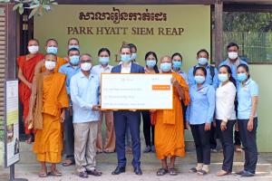 Park Hyatt Siem Reap Present 2020 Hyatt Community Grant Award to Life and Hope Association (LHA)