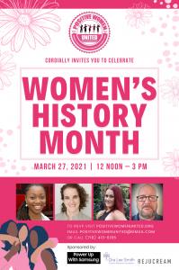 Positive Women's History Month Event Flyer