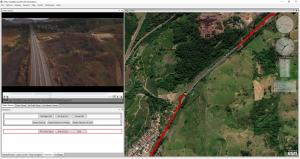 Video GeoEditor Screenshot - Geospatial Video Segment Portion to be Removed