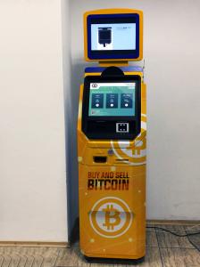 Bitcoin ATM machine with Top Screen