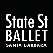 State Street Ballet's Black and White Logo Text Only