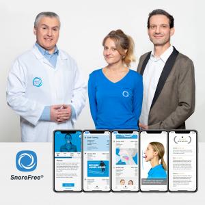 The SnoreFree method is derived from speech therapy and highly efficient including 49 easy to follow video-exercises and a daily personalised training plan in four levels. 80% of our regular users report a significant reduction of their snoring sounds, an