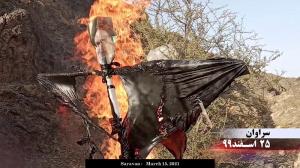 March 2021 - Iran, Fire Festival - Torching Khamenei's posters and effigies  (1)