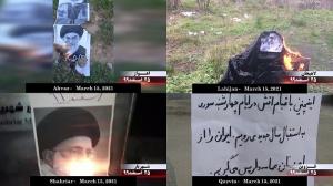 March 2021 - Iran, Fire Festival - Torching Khamenei's posters and effigies  (1)