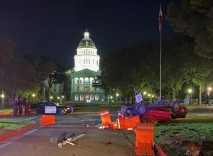 Crash photo at Sacramento Capitol