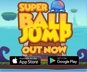 Super Ball Jump Out now on iOS & Android
