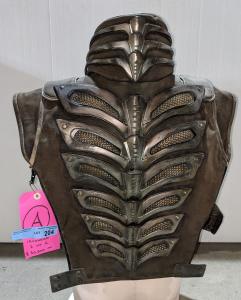 Ironhead hero costume from a popular sci-fi show in this auction. Valued at $30,500