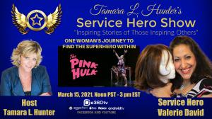 Tamara L. Hunter, the Host of the Service Hero Show honored Valerie David