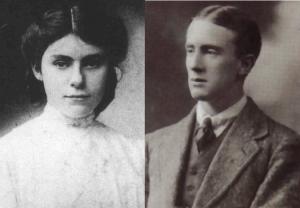 Early photo of J.R.R. and Edith Tolkien from the Carl Kruse Blog