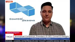 Emmanuel Companys, experienced Smart Building Design expert & CEO of CompCO Designs Zoom Interviewed for DotCom Magazine