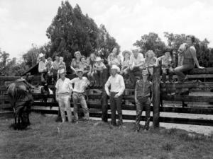 A photo of the Partin family, icons of Florida history.