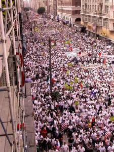 The Great March, downtown Los Angeles 2006