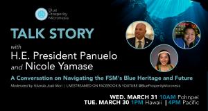Event with President Panuelo, Nicole Yamase, and Yolanda Joab Mori