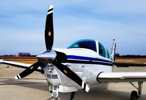 Beechcraft Bonanza with New Navigator Prop