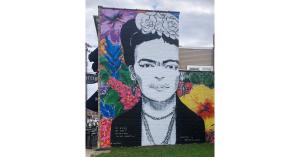 Mural of Frida Kahlo by Michael McNamara