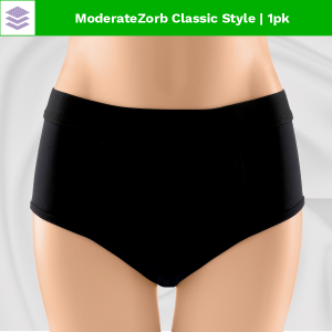 Zorbies Washable Incontinence Panties for Women