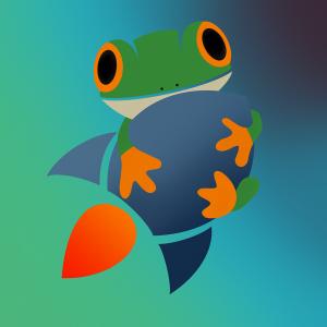 The $FROG cryptocurrency logo