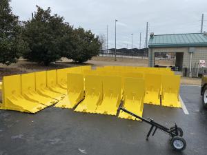 Barriers delivered to GWCC