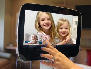 TeleRay carts allow for family members to join a call at anytime.