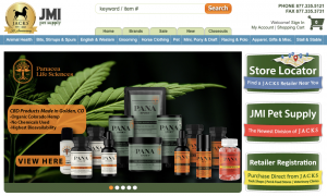 Panacea CBD products offered at JACKS/JMI Pet Supply