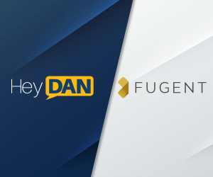 HeyDAN logo with Fugent logo