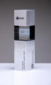 Avast Top Rated Security Product Trophy 2020