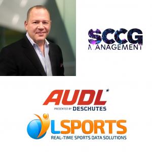AUDL, LSports Data, SCCG Logos, and Stephen Crystal Headshot