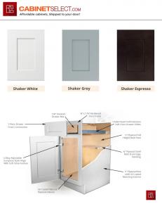 CabinetSelect - Shaker Lines