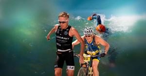 Cross or Off-road Triathlon, swim, mountain bike and trail run