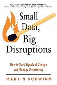 Cover of Small Data, Big Disruptions featuring a lit match