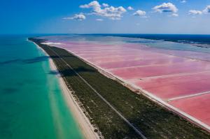 Las Coloradas, one of the many locations to be experienced in the state of Yucatan.