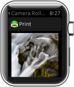Print from your Apple Watch while on the go