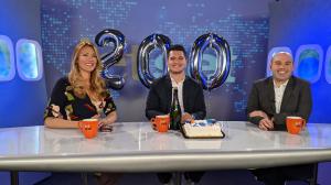 Nikki Noya, Juan Albarran and Bobby Laurie, celebrate 200 episodes of The Jet Set