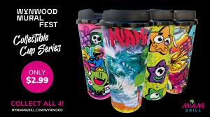 Miami Grill 2021 Wynwood Mural Fest Collectible Cup Series