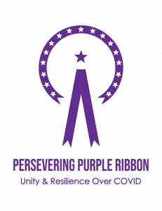 Persevering Purple Ribbon Logo