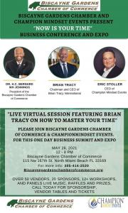 A flyer describing the event on May 26th at the Biscayne Gardens Chamber of Commerce