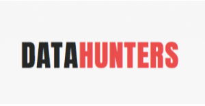 Data Hunters Logo in red and black