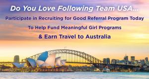 For families passionate about soccer; participate in Recruiting for Good referral program to earn travel for 2023 Women's World Cup #soccerfamiliestravel #2023womenworldcup www.SoccerFamiliesTravel.com