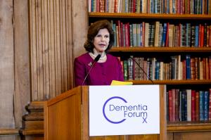 Her Majesty Queen Silvia of Sweden at Dementia Forum X 2019, Royal Palace of Stockholm