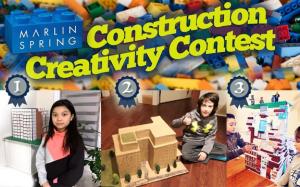 Winners of Marlin Spring's Construction Creativity Contest