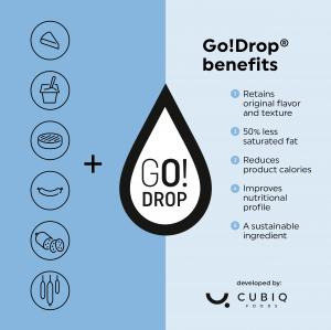 CUBIQ FOODS GO!DROP HEALTHY FAT PRODUCT BENEFITS AT A GLANCE