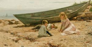Oil on canvas by Charles Morgan McIlhenney (American, 1858-1904) ($100,000)
