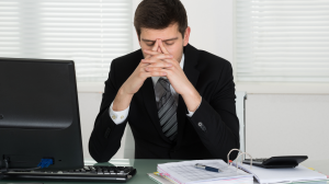 Stressed accountant