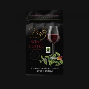 Retail bag of Putri Coffee