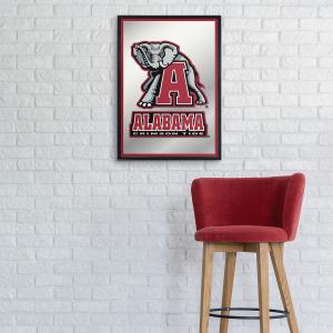 Alabama Crimson Tide: Tide - Framed Mirrored Wall Sign