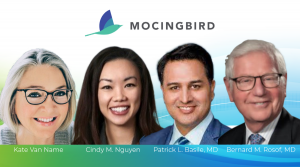 Mocingbird advisory board members from left to right, Kate Van Name, Cindy Nguyen, Patrick Basile, Bernard Rosof