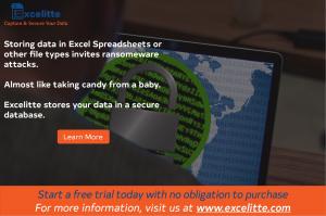 Excelitte protects your data from ransomware